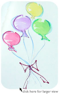 Rainbow Birthday Greeting Card