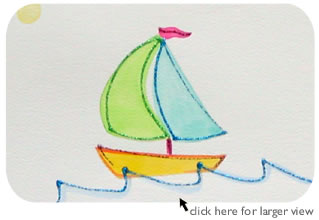 Sailboat Greeting Card