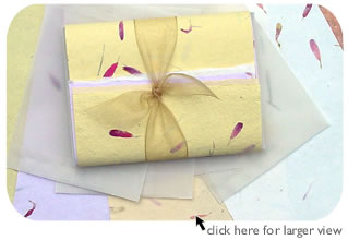 India Flower Stationery